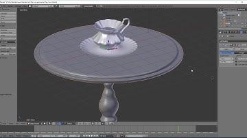 Making a Tea Cup and Saucer Part 3 Blender V2 79