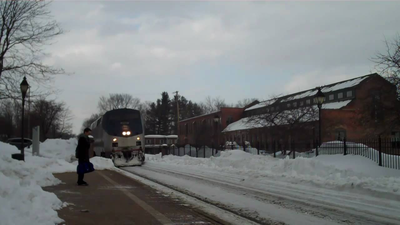 Springfield Shuttle with Shore Line East Equipment, 1-30-11