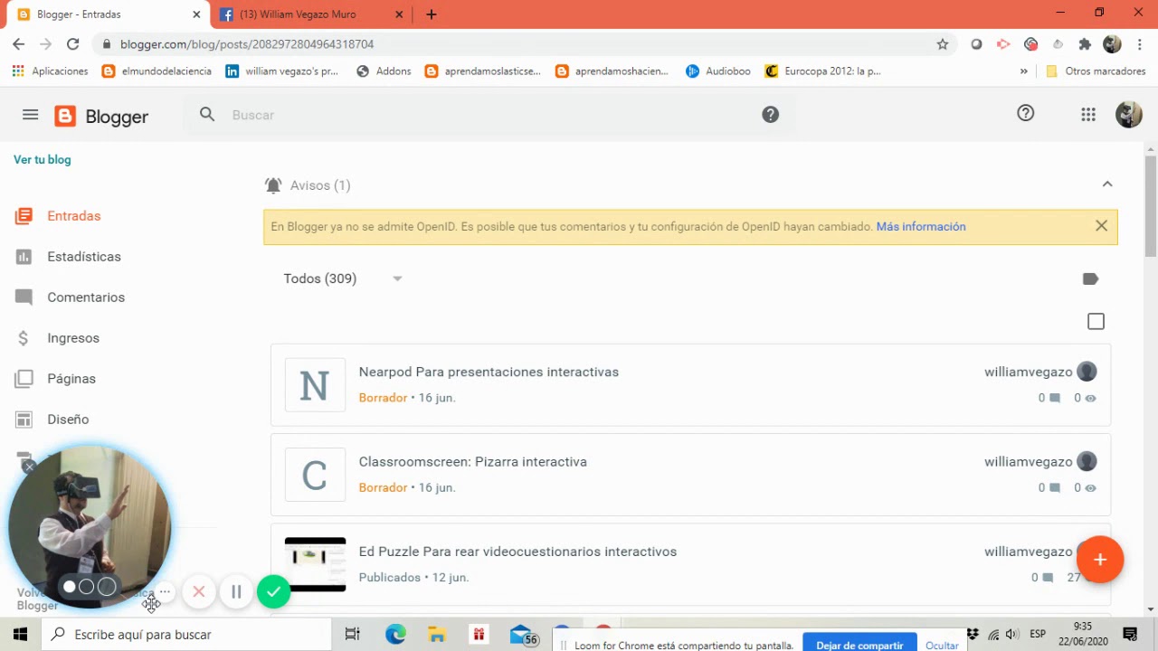 Nueva Interfaz de Blogger - YouTube