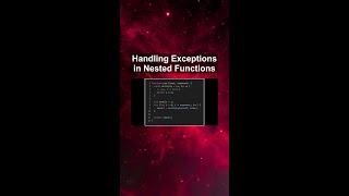 Handling Exceptions in Nested Functions #ai #artificialintelligence #machinelearning #aiagent