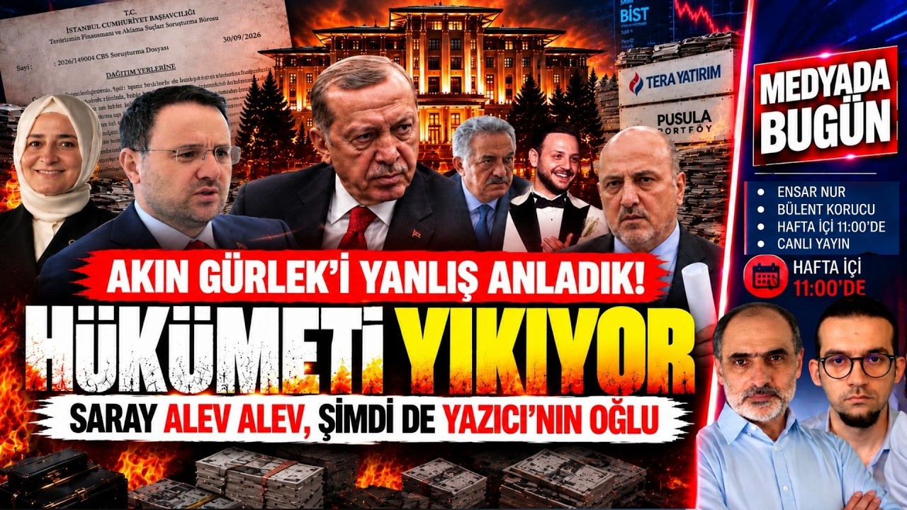 Saray alev alev; şimdi de Hayati Yazıcı'nın oğlu! 'Gürlek hükümeti yıkmaya çalışıyor' |Medyada Bugün