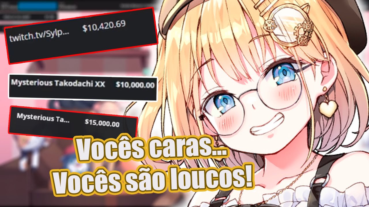 Amelia consegue 250mil reais de doações para caridade ANTES de começar a stream!  | vtuber legendado