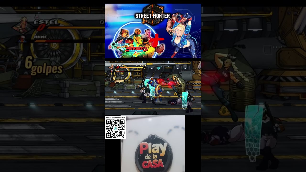 🔥 STREETS OF RAGE 4: ESTER NOCAUTEIA INIMIGOS COM ESTILO! 🥊 [Shorts]