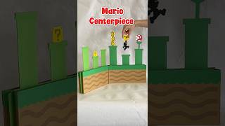 Interactive Mario Centerpiece Tutorial Cricut Mario Party Decor DIY #mario #cricut #svg #marioparty