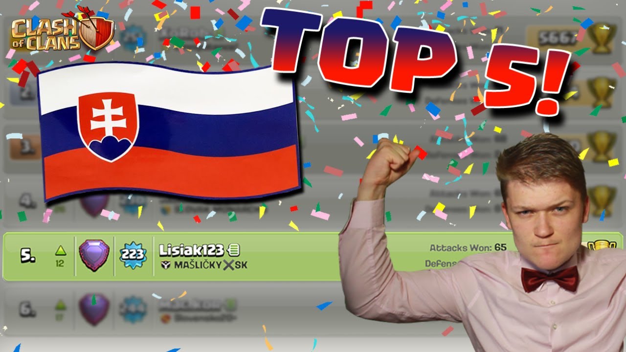 Aký je to pocit byť v TOP 5!? 🏆 Clash of Clans SK/CZ #230