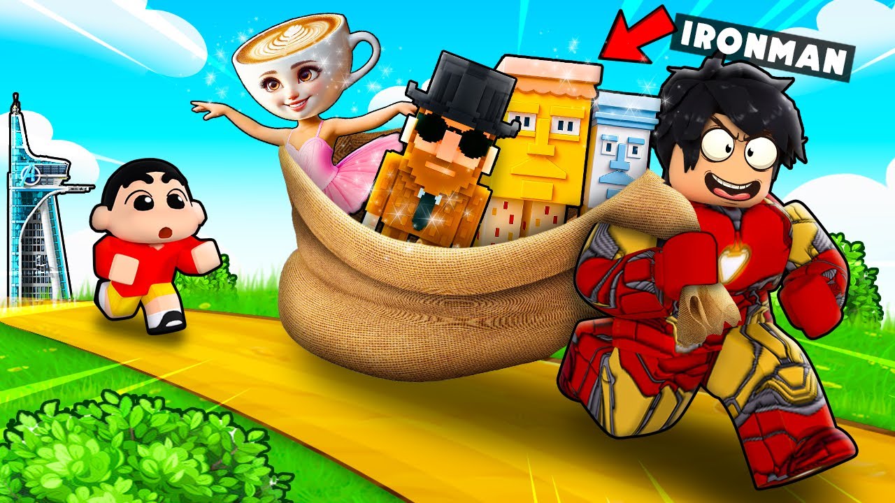 I Became IRONMAN to Steal BRAINROT GODS From SHINCHAN !!!