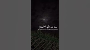 فَذَٰلِكُمُ ٱللَّهُ رَبُّكُمُ ٱلْحَقُّ ۖ#سورة يونس#آية32#قران كريم #اكسبلور