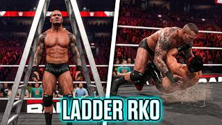 WWE 2K26 RKO ON RANDY ORTON OFF THE LADDER