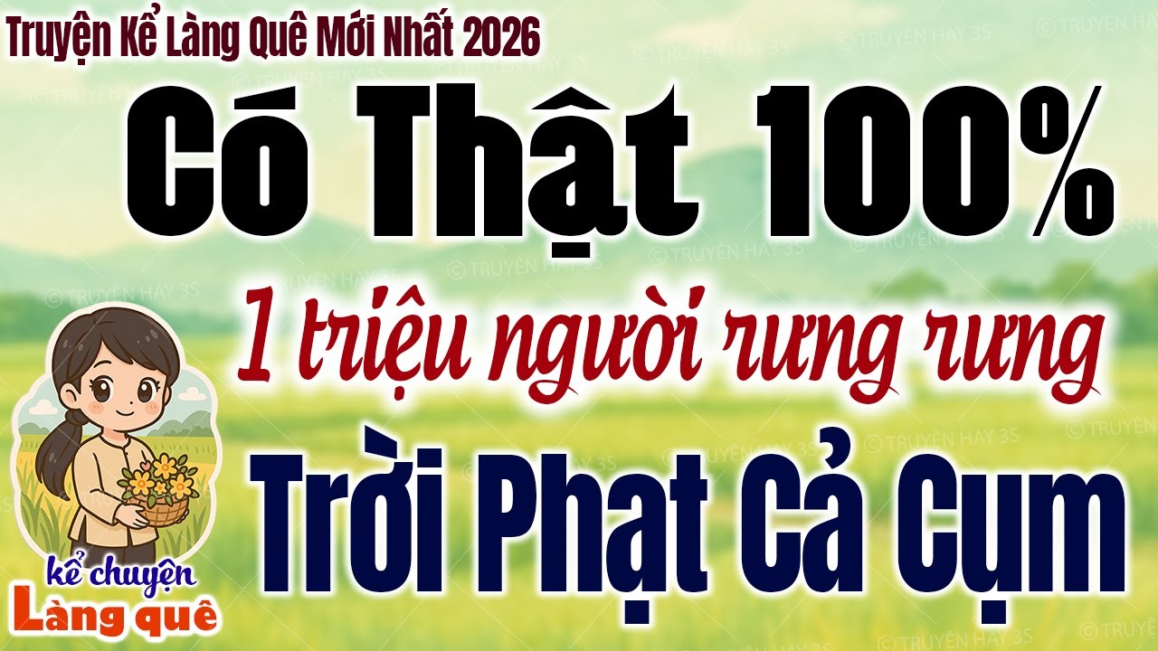 1 Triệu Người Rưng Rưng: TRỜI PHẠT CẢ CỤM - Có Thật 100% - Kể Chuyện Làng Quê