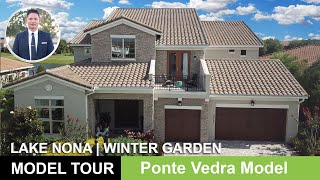 Lake Nona | Winter Garden Luxury Home Tour | Ponte Vedra Model | Eagle Creek Lake Nona | Jones Homes