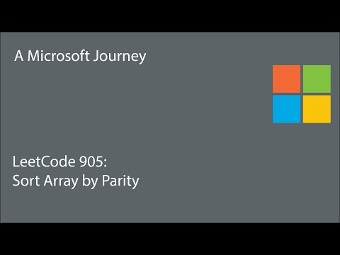LeetCode 905 - Sort Array by Parity: A Microsoft Journey