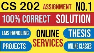 CS202  Assignment 1 spring 2026 Solution|CS 202|HTML|Create a HTML |command |Solution|VU.
