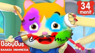 Ayah Kucing Terlihat Sangat Cantik🤣 | Ayah Kucing Berdandan | Lagu Anak | BabyBus Bahasa Indonesia