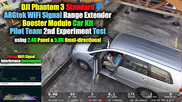 DJI Phantom 3 Standard ARGtek Booster Module Car Kit 2nd test