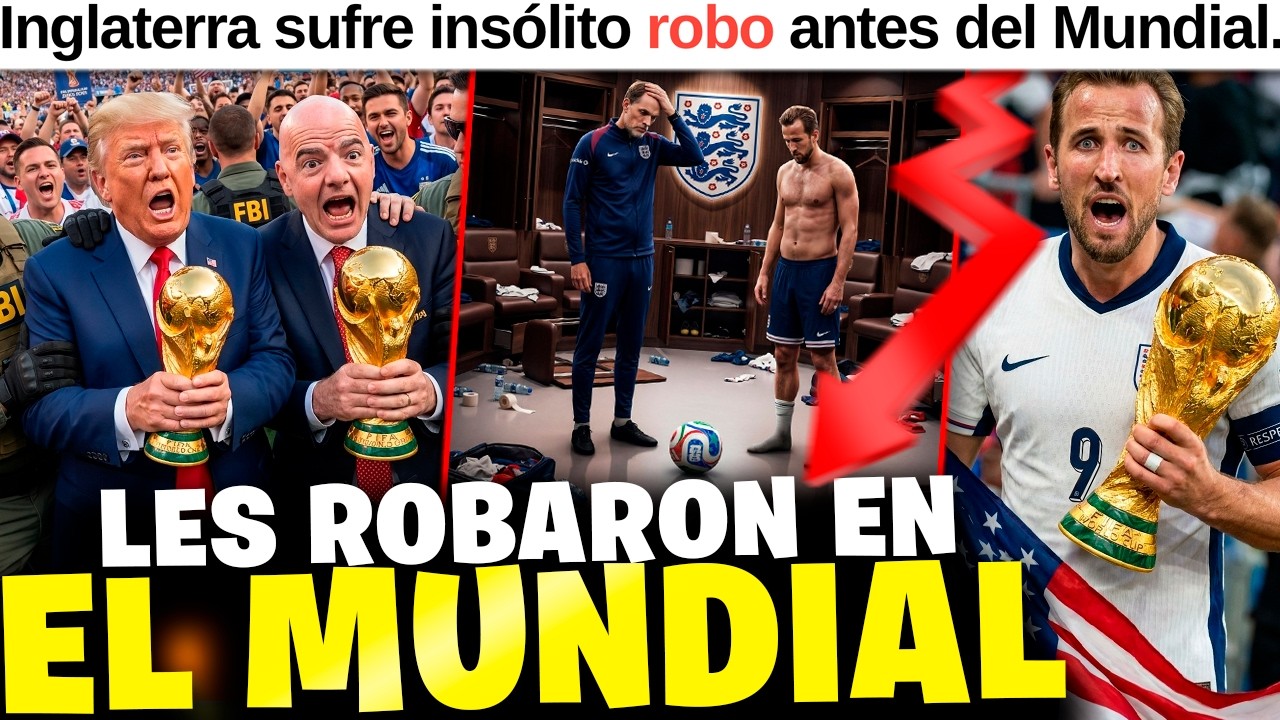 El Mundial 2026 de mal en peor… Ladrones le ROBARON TODO a Inglaterra 💀😱