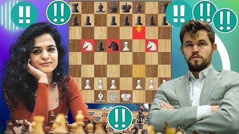 Master Chess Game : 88 | Magnus Carlsen vs Tania Sachdev #chessgame #chess #chessgrandmaster