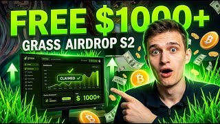 Grass Airdrop 2026 on Solana — Earn FREE Crypto With Your Browser (DePIN) 🌿