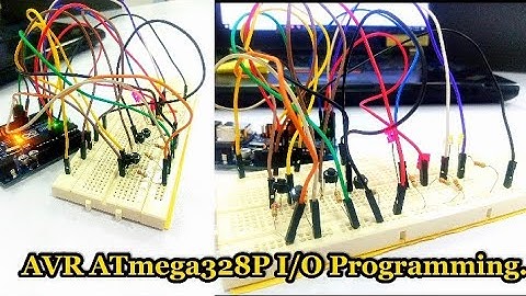 How to Control LED Lights with a Push Button using AVR ATmega328P I/O Ports