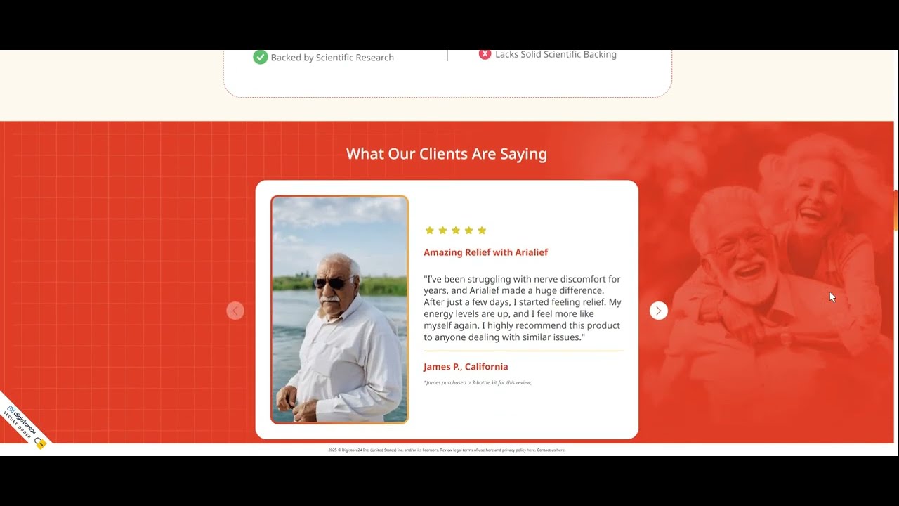 Arialief Official Website Review -Sciatica Relief