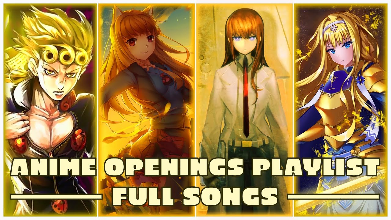 Best Anime Openings Playlist 2 | Full Songs - YouTube