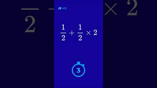 Looks easy… just fractions, right? ⚡ BEAT THE LIGHTNING #12