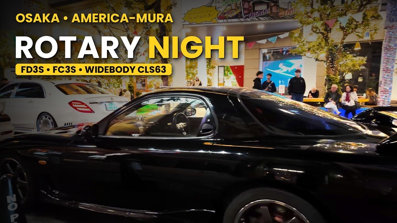 Late Night in Ame-mura: Osaka's Rotary Street Scene