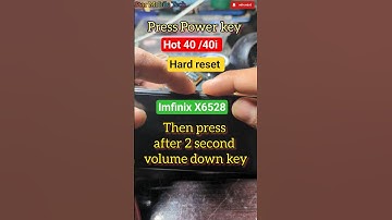 infinix Hot 40/40i Pattern Unlock | Hard Reset Password Reset Infinix x6528 All New Model #hardreset