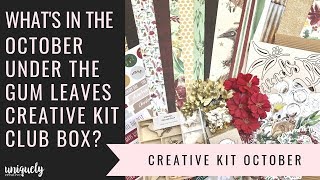 What's in the October Creative Kit Club Box