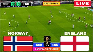 🔴Live: Norway vs England Live | FIFA World Cup 2026 Live Match | Football Simulation Video Game