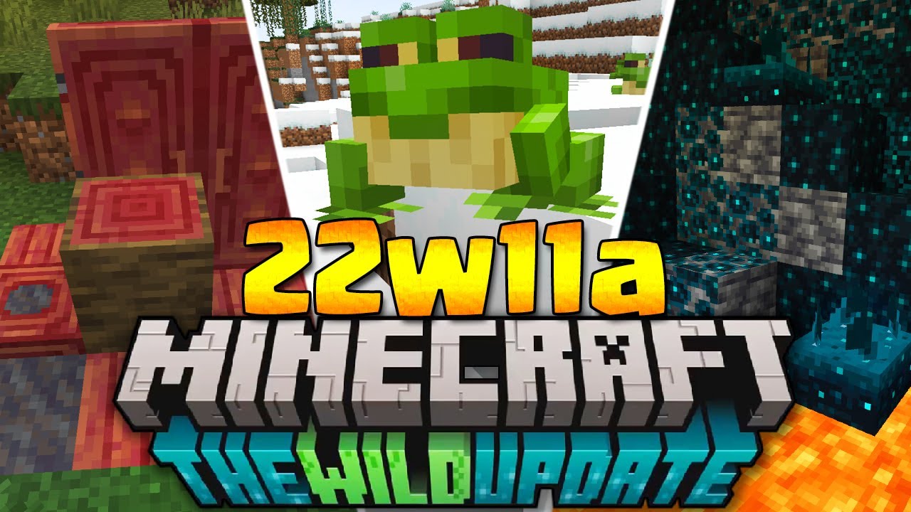 LEGNO ROSSO, FANGO e RANE - Minecraft ITA 1.19 Snapshot 22w11a - YouTube