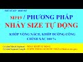 MP19 / Optitex Nhảy size Khớp Tự Động, nhảy size vòng nách chuẩn 100% #thoitrang #optitex #thietke