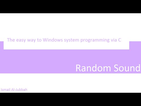 #10. Intro to System Programming using C ( Random Beeps ) مقدمة لبرمجة النظم بسي