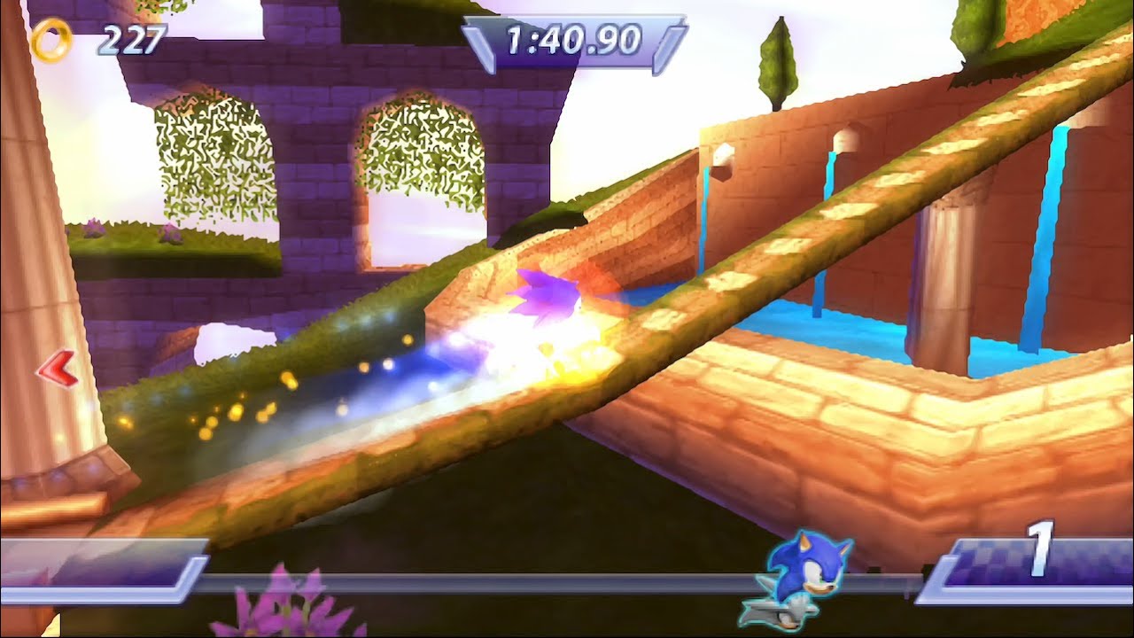 Sonic Rivals: Colosseum Highway Zone Act 2 [4K] - YouTube