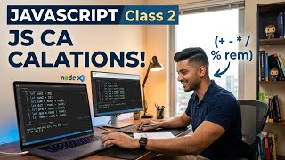 JavaScript Class 2: Calculations Using let Variable! (Math Operators) ~ QA Vinay 23