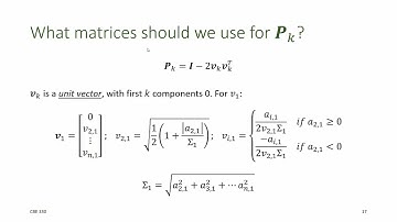 Lecture 12 02 - Matrix Eigenvalue Problems - Tridiagonalization of symmetric matrices