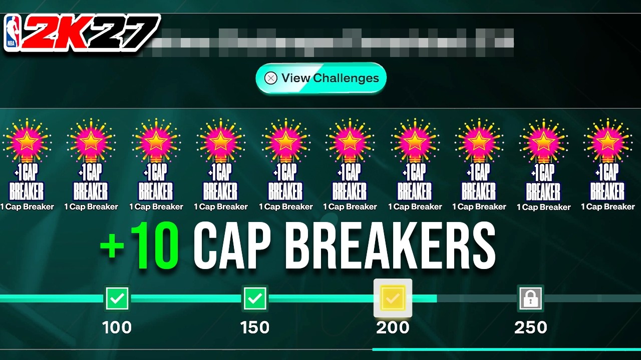 FASTEST WAY TO GET +10 CAP BREAKERS in NBA 2K27