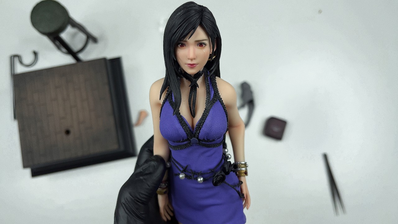 ASMR Unboxing] ACG ART Tifa Lockhart Tears Edition (Deluxe 2 Head