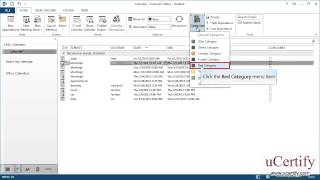 ms outlook 2013 how to categorize calendar items demo