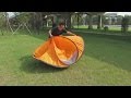 Folding Instruction Video for a 2 Person Pop Up Tent/ 2 Seconds Tent