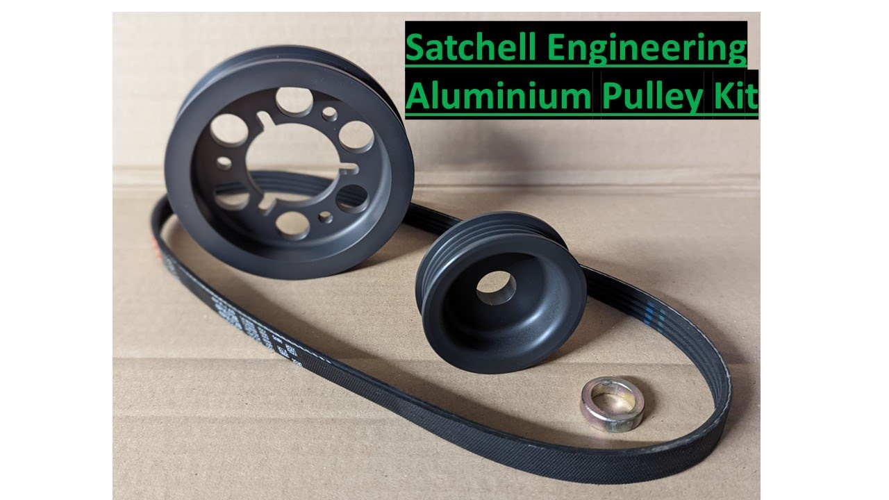Satchell Engineering Fitting Satchell Engineering Aluminium Crank Pulley Kit - YouTube