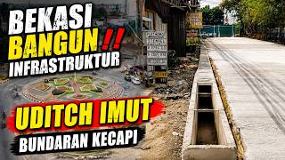 BEKASI MAKIN BERBENAH‼️Uditch “Imut” Jadi Sorotan di Bundaran Kecapi