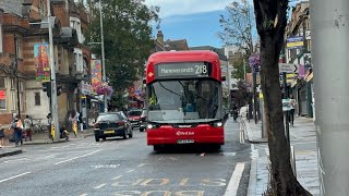First London, Wright GB kite (MF25HFN): Route 218 to Hammersmith Bus Station