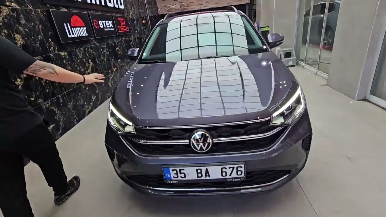 0 km Volkswagen Taigo Stek Boya Koruma Filmi Tech Crystal Seramik Kaplama LLumar Cam Filmi