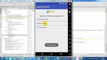 Bài tập thực hành Android - Bài 7 (Basic ListView with ArrayList) - Audio