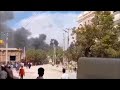 Smoke seen billowing in aftermath of massive explosion in beledweyne somalia