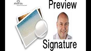 Mac Tips Preview - Adding a Signature to a pdf for an Preview on an Apple Mac OS X