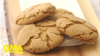 25 Days of Cookies: Jessica Seinfeld's chewy gingersnap cookie recipe l GMA Digital