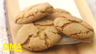 25 Days Of Cookies Jessica Seinfelds Chewy Gingersnap Cookie Recipe L Gma Digital