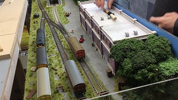 Shunting/Switching on our model railway layout Trent sidings.