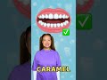 Teeth Health Game! 🦷🍬 Good vs Bad Foods #shorts